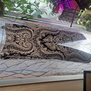 Talbots Paisley Cropped Pants